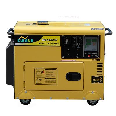 China 8 KVA super silent diesel generator genetor 6kw 7kw DG8500SE-A diesel generator set for sale