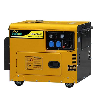 China Hot Sale DG6500SE-A Stable Generator Price 10hp Portable Diesel Power Generator for sale