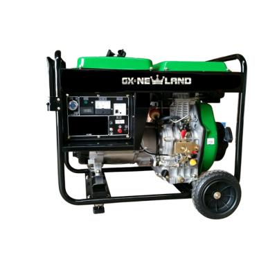 China Newland 6kw Diesel Generator Diesel Generator India Portable Diesel Welding Generator 12.5L for sale