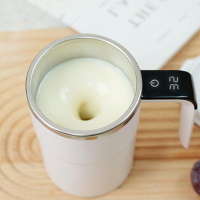 China 304# 316# 18/8 Stainless Steel Automatic Rechargeable Self Stirring Mug for sale