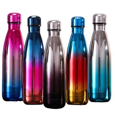 China UV Coated Self Cleaning Color Changing Stainless Steel Insulated Thermos Bottle OEM ODM for sale