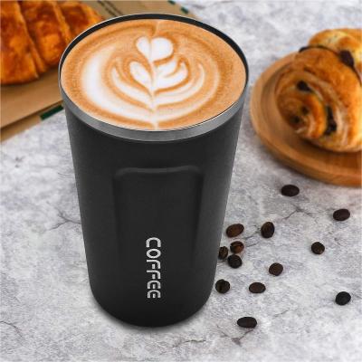 China Taça de café de viagem 16 oz xícaras de café isoladas com tampa à prova de derramamento à venda