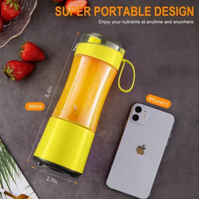 China Braising Cups USB Rechargeable Mini Blender with Six Blades Perfect for Baby Food Travel and Gym Te koop