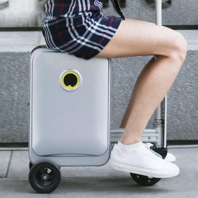 China Smart Electric Spinner Trolley Travel Suitcase with TSA Lock 400mm x 200mm x 100mm for sale