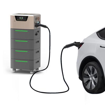 China Noodsituatie op de weg Huis Ev Charging Station Ev Auto Power Bank 20Kw Ac Draagbare mobiele Ev Charger Met batterijopslag Te koop