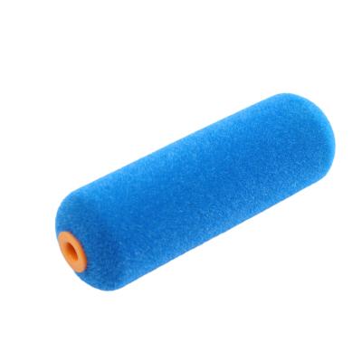 China Paint Clearance 4 Inch High Density Flocking Mini Foam Paint Roller Blue for sale