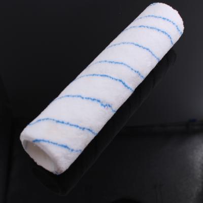 China Paint Clearance 9 Inch American Style Blue Stripe Microfiber High Quality Paint Roller for sale