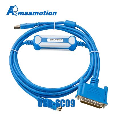 China Suitable industrial USB-SC09 Mitsubishi FX/A series PLC cable DESIGN SC-09 programming data FX1N 2N 1S 3U to NEW for sale