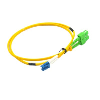 China LSZH Wholesale LSZH Simplex PVC Sc/apc-Sc/apc SM Fiber Optic Patch Cord for sale