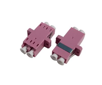 China High Quality Duplex Fiber Optic Adapter SM MM Om3 Om4 Om5 Network LC Fc UPC APC FTTH FTTB FTTX Flangeless for sale