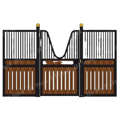 China Horse Stable Bamboo Wooden Extra Stable Horse Stable Barn Door for sale