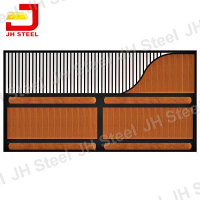 China Horse Protection Bamboo Wooden Infill Horse Stall Stable Box Side Panel Partitions Dividers for sale