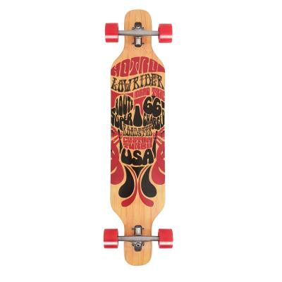 China Adult Wholesale Road All Terrain Roller Skateboard Professional Waterproof Deck Custom Print Longboard for sale