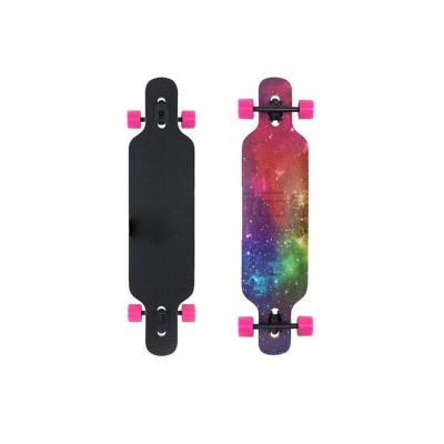 China Adult Wholesale Veneer Accomplish All Terrain Skateboard Longboard Professional Lightweight Beginner for sale