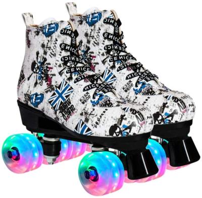 China Professional HOT SALE PP+PU Kids Quadruple Roller Skates Instant Wheels Roller Skate for sale