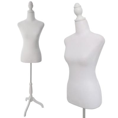 China Other Adjustable Upper Body Foam Mannequin Half Body Male Model Dummy With Base for sale