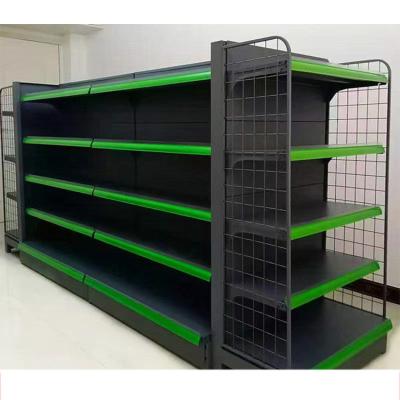 China High quality steel double sided/single side or retail store display stand supermarket display rack for sale