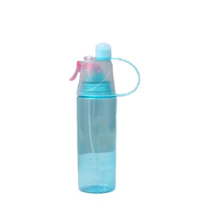 China Popular OEM Viable Spray Gun Cup Sports Spray Drinking Water Bottle Bpa Free Stainless Steel Spray Bottle Cup for sale