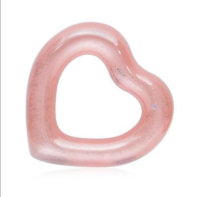 China Inflatable Heart Shape Inflatable Float Water Park Rings Women Pool Float Toys Heart Swim Ring Inflatable Swim Ring for sale