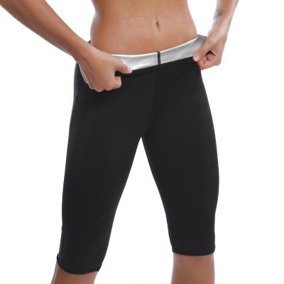 China Dropship Body Shaper Women Pants Hot Sauna Legging Control Panties Body Shaper Training Fitness Sweat Sportswear Slimming Leg Tight Shorts for sale