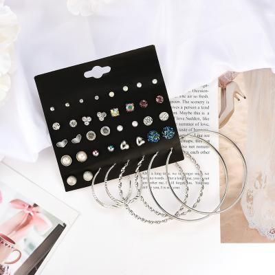 China Cheap Price Vintage New Multiple Type Pearl Jewelry Earring Sets For Women for sale