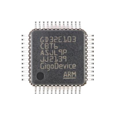 China New original integrated circuit IC MCU LQFP-48 GD32E103 GD32E103CBT6 from IOT BOM for sale