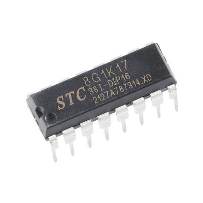 China Original Single Chip STC8G1K17-38I-DIP16 controller from STC. 8G1K17-38I Chip Microcontroller MCU contact customer service STC8G1K17 STC8G1K17-38I DIP16 for sale