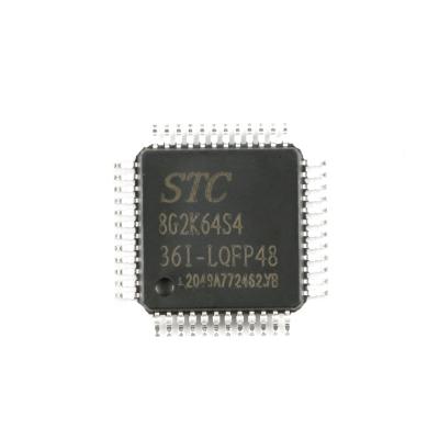 China New original IOT BOM microcontroller MCU IC LQFP48 8G2K64S4 STC8G2K64S4-36I-LQFP48 for sale