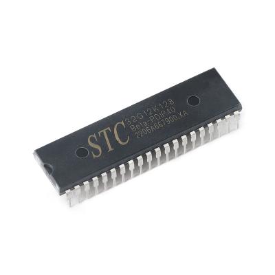 China STC32G12K128 PDIP40 microcontroller microchip STC32G12K128-PDIP40 standard electronic components 8051 core 32-bit core for sale