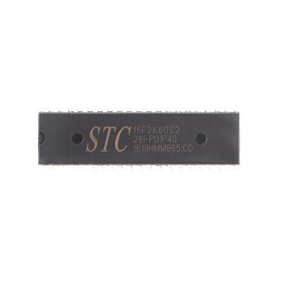 China Original STC15F2K60S2 STC15F2K60S2-28I-PDIP40 microcontrollers of standard action for sale