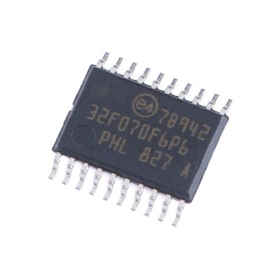 China New original STM32F microcontroller MCU IC standard TSSOP-20 STM32F070F6P6 chip for sale