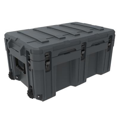 China V5 Rugged Camping Storage Box Interlocking Stackable 150L Capacity for sale