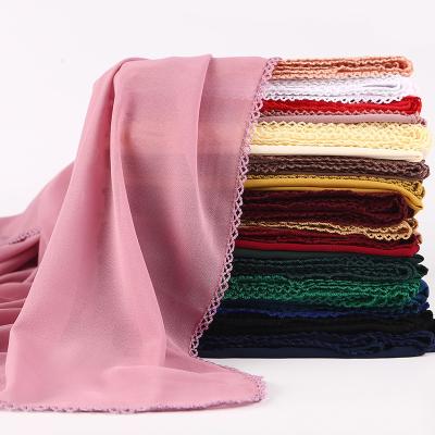 China Muslim Hijab Soft Feeling Muslim Scarf Women Fashion Cotton Hijab Woman Dubai Fringe Chiffon Scarfs Soft Feeling Muslim Hijab for sale