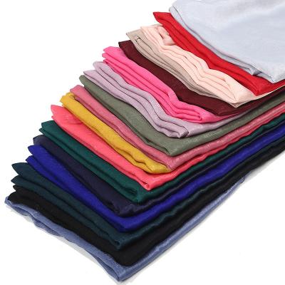 China Shiny Fashion Burka Hijab Malaysia Hijab Khimar Cotton Satin Shawl Women Faux Wool Scarf Soft Smooth Elegant Silk Hijab for sale