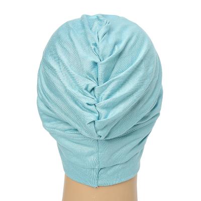 China Soft Soft Feeling Elastic Modal Inner Hijab Covers Muslim Islamic Hood Hat Underscarf Cap Turban Female Stretch Headband Turbante Mujer for sale