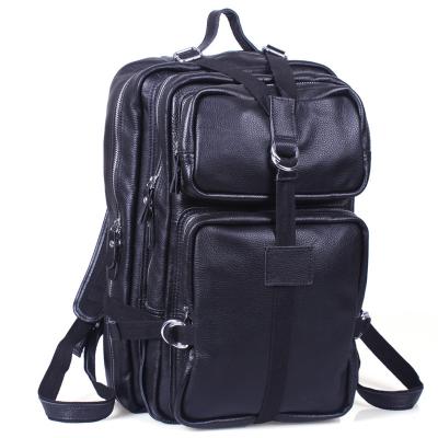 China TIDING Waterproof Custom Color Men's Travel Backpack 15.6 Inch Large Capacity Soft Genuine Leather Backpack for sale