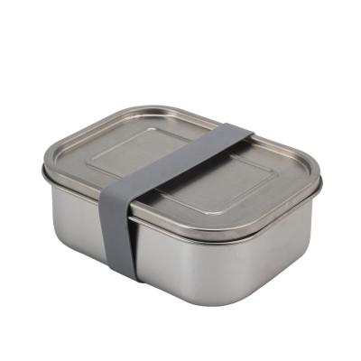 China CLASSIC Silver Leak-Resistant Stainless Steel Lunch Box for sale