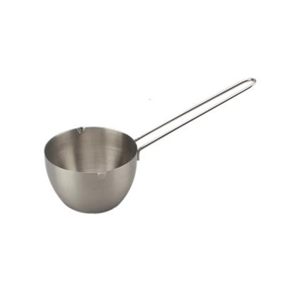 China CLASSIC Wholesale Chocolate Warmer Stainless Steel Bakeware Melting Bowl With Long Handle for sale