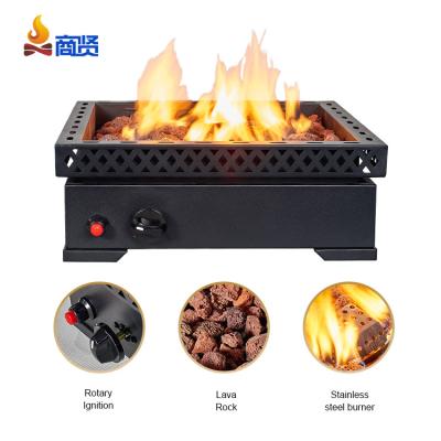 China Small Metal New But Hot Portable Propane Gas Mini Outdoor Fire Pits for sale