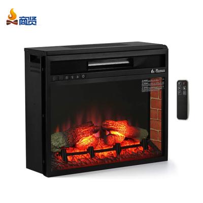 China 220V 1800W-2000W Electric Heater Adjustable Place Insert Flame Flame Fireplace Heater for sale