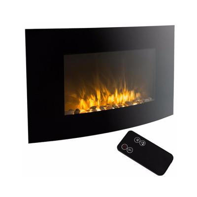 China Hotel Decor 35 Inch Electric Flame Heater Indoor Modern Electric Fireplace Heater Artificial Fireplace for sale