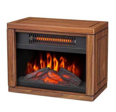 China Hotel Mini Desktop Decorative 3D Flame FireplaceTabletop Heater Wood Electric Fireplace for sale