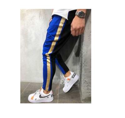 China 2021 QUICK DRY High Quality Pantalones Men Side Stripe Joggers Sweatpants Sportswear Custom Track Pants for sale