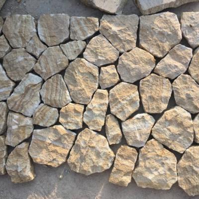 China Modern Random Irregular Slate Paving Tile Sidewalk Flag Stone Cobblestone Thick Granite for sale