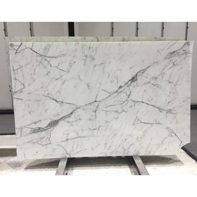 China Modern Natural Marble Turkey Import White Stone With Gray Line Price Striato Olimpico Marble for sale