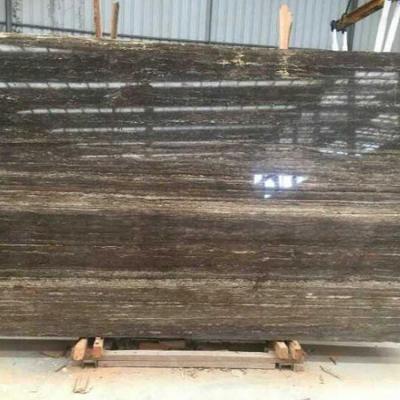 China Wholesale Modern High Quality Natural Iranian Gray Travertine Marble Slabs Decor Silver Tiles for sale