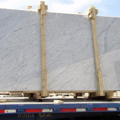 China Modern High End Quality Italian Carrara White Marble Slabs Price for sale