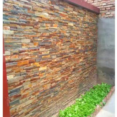 China Easy to fix and clean; water& fire retardant ; Interior And Exterior Wall Decoration Ledge Stone Panel Tile Environmentally Friendly Outdoor Stacked Stone For Garden Fireplace Siding Panel for sale