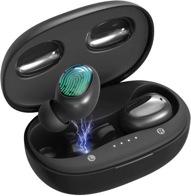 China Wireless Earbuds Bluetooth 5.0 Headphones Deep Bass 3D Stero Sound Mini Headsets 40H Total Playtime with Charging Case for sale