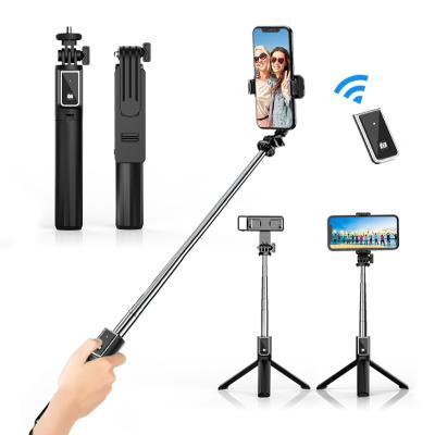 China Portable Foldable Phone Selfie Stand Tripod Flexible Selfie Desks Sticks Lazy Phone Holder Selfie Stick for sale